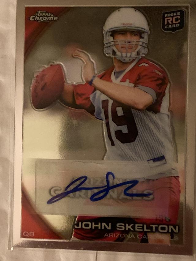 2010 Topps Chrome Football John Skelton  Rookie Autographs #C218