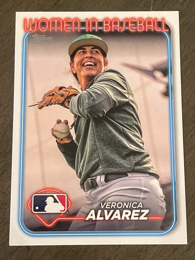 2024 Topps Series 2 Veronica Alvarez ﻿Women in Baseball #WIB-1