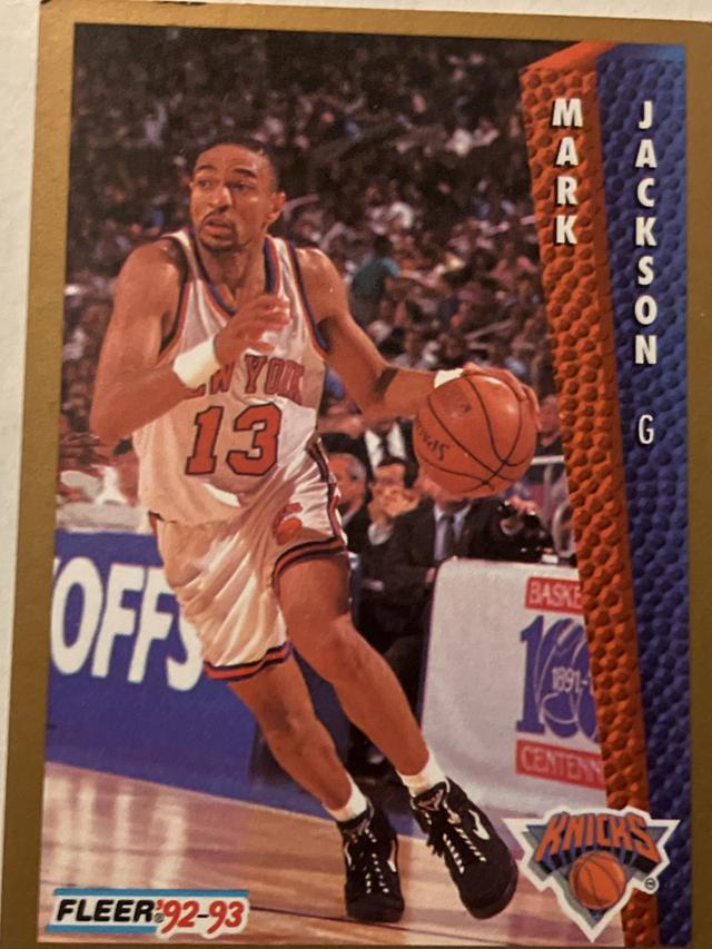 1992-93 Fleer Basketball Mark Jackson ﻿Base #151