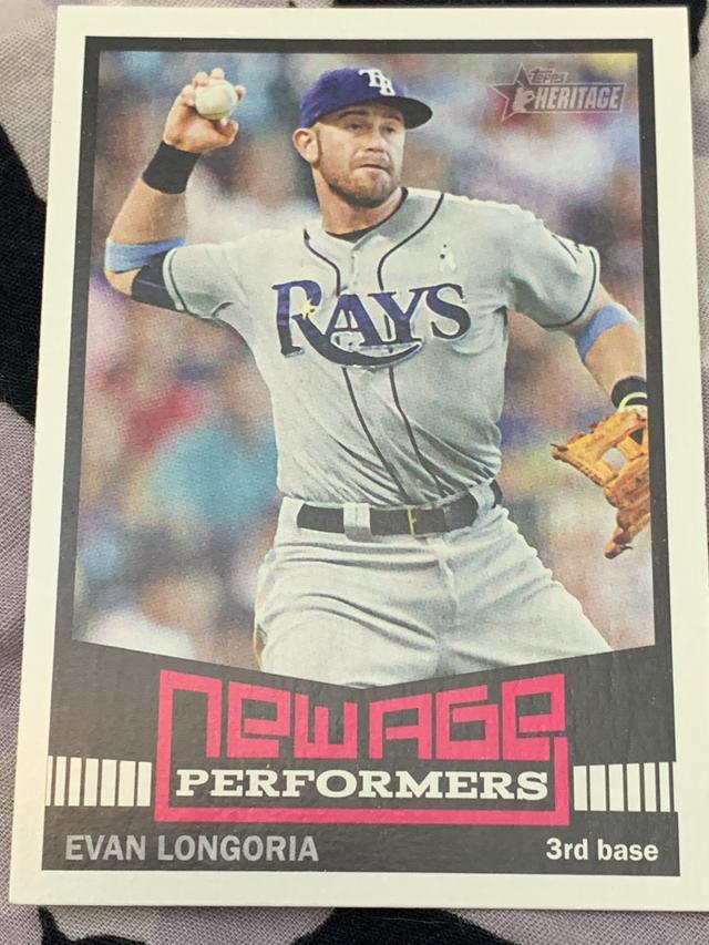 2022 Topps Heritage Evan Longoria BASE #14