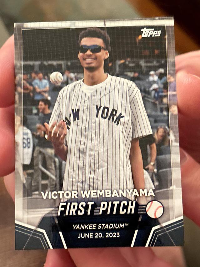 2024 Topps Series 2 Victor Wembanyama 2023 FIRST PITCH #FP-1