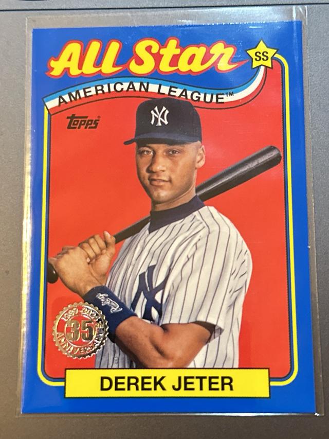 2024 Topps Series 2 Derek Jeter 1989 TOPPS ALL STAR BASEBALL Blue #89ASB-7