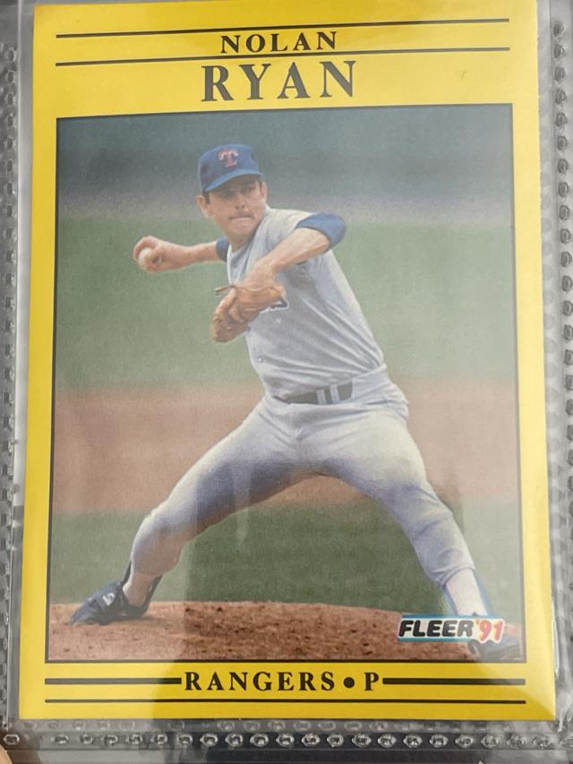 1991 Fleer Nolan Ryan  ﻿Base Set #302