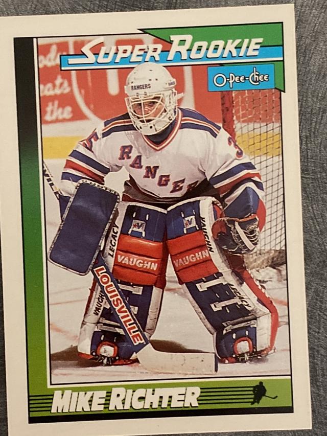 1991-92 O-Pee-Chee Mike Richter ﻿Base #11