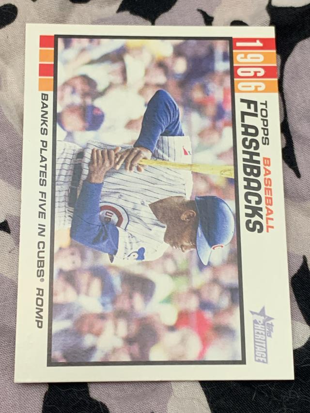 2015 Topps Heritage Ernie Banks Baseball Flashbacks Set #BF-1