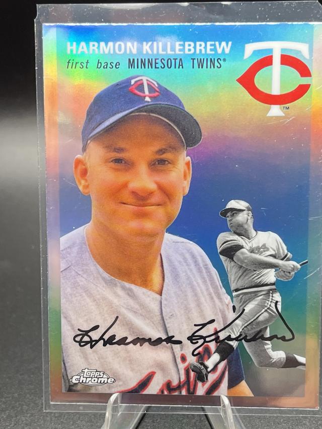 2023 Topps Chrome Platinum '54 Harmon Killebrew BASE CARDS Refractor #416