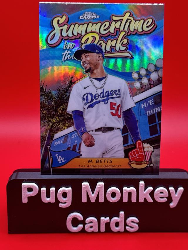 2024 Topps Chrome Mookie Betts Summertime in the Park Checklist #SITP-1