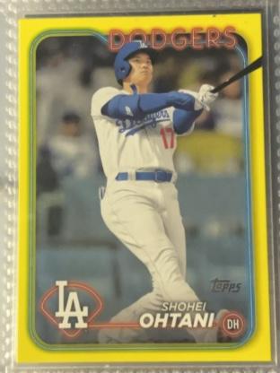 2024 Topps Series 2 Shohei Ohtani BASE SET Yellow #500