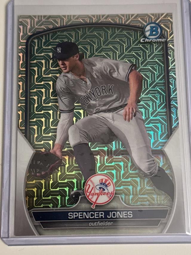 2023 Bowman Chrome Mega Spencer Jones IMAGE VARIATIONS #BCP-178