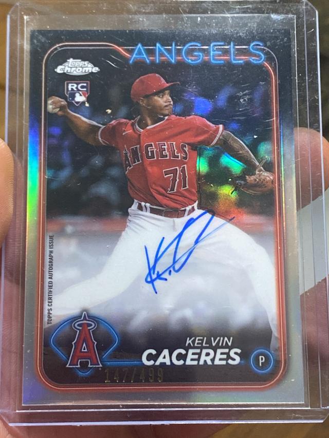 2024 Topps Chrome Kelvin Caceres Refractors /499 #RA-KC