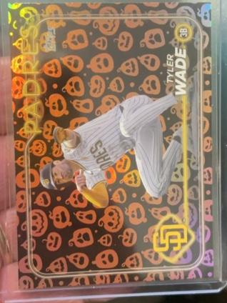 2024 Topps Update Series Tyler Wade ﻿Base Set Jack O’ Lantern #US266