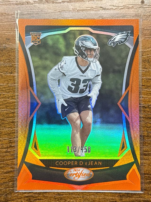 2024 Panini Certified Football Cooper DeJean Rookies /150 #131