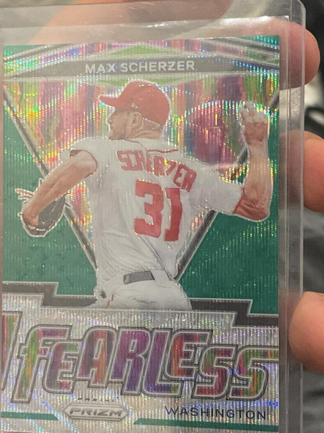 2021 Panini Prizm Max Scherzer Fearless Set #20