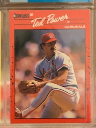 1990 Donruss Ted Power Base Set #653 