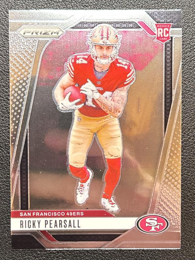 2024 Panini Prizm Football Ricky Pearsall Rookie Autographs Silver #383