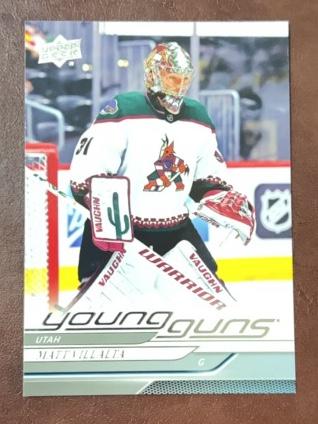 2024-25 Upper Deck Series 1 Matt Villalta Young Guns #217