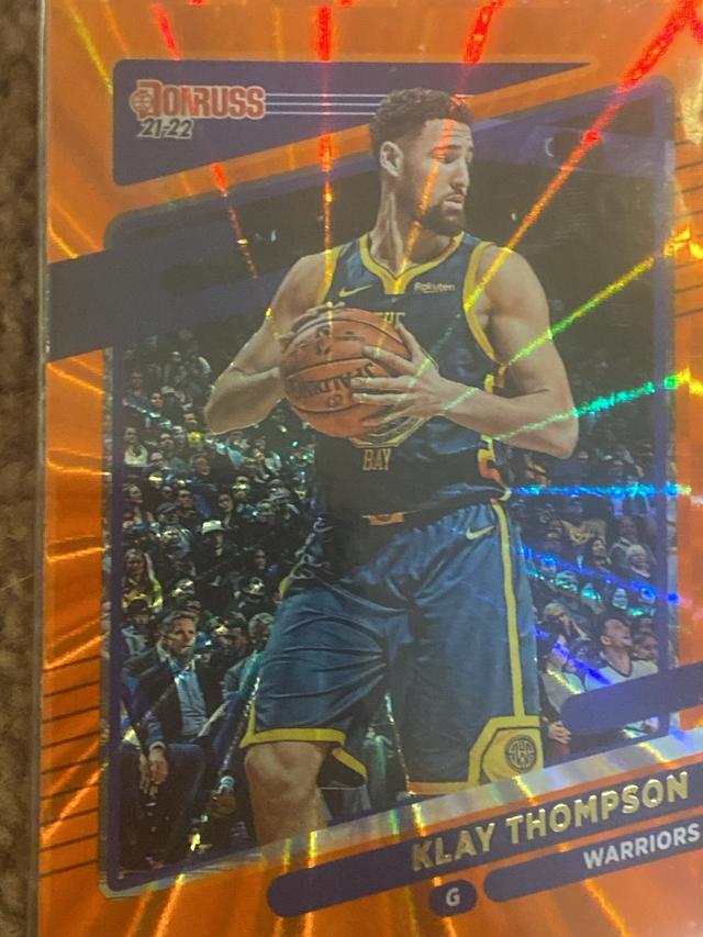 2021-22 Donruss Basketball Klay Thompson Base Set #73