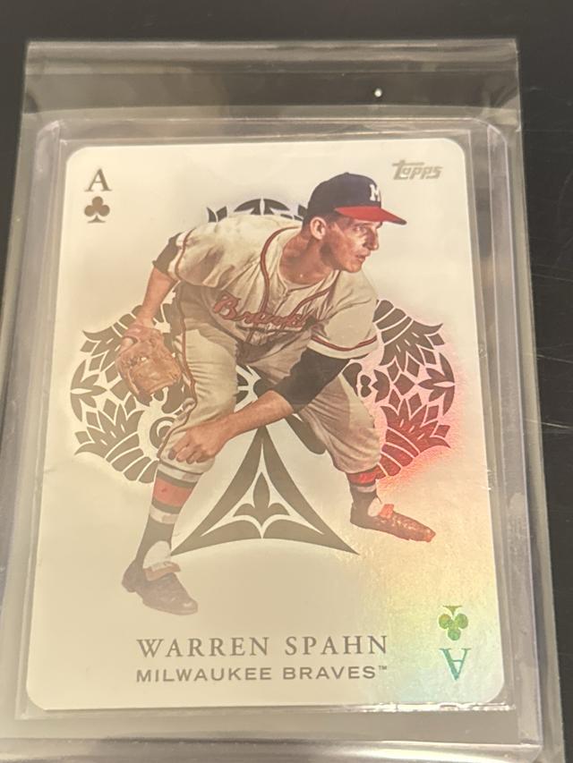 2023 Topps Update Series Warren Spahn ALL ACES #AA-61