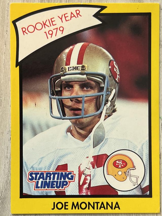 1990 Kenner Starting Lineup Cards Football Joe Montana RY ﻿Base #4852120010