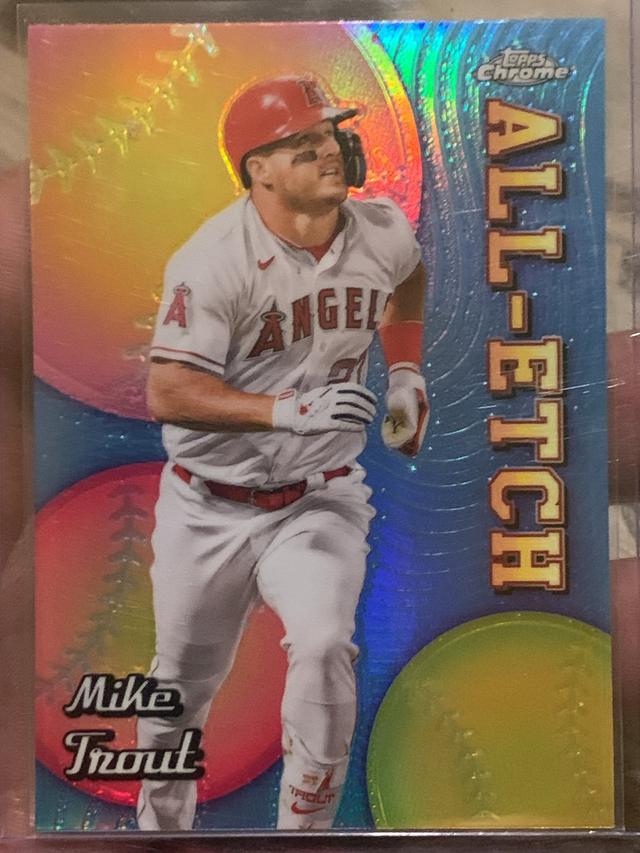 2024 Topps Chrome Mike Trout All Etch Checklist #CAE-2