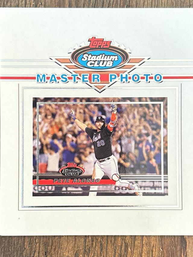 2023 Stadium Club Pete Alonso MASTER PHOTO BASE VARIATIONS #145