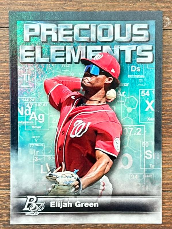 2023 Bowman Platinum Elijah Green PRECIOUS ELEMENTS #PE-24