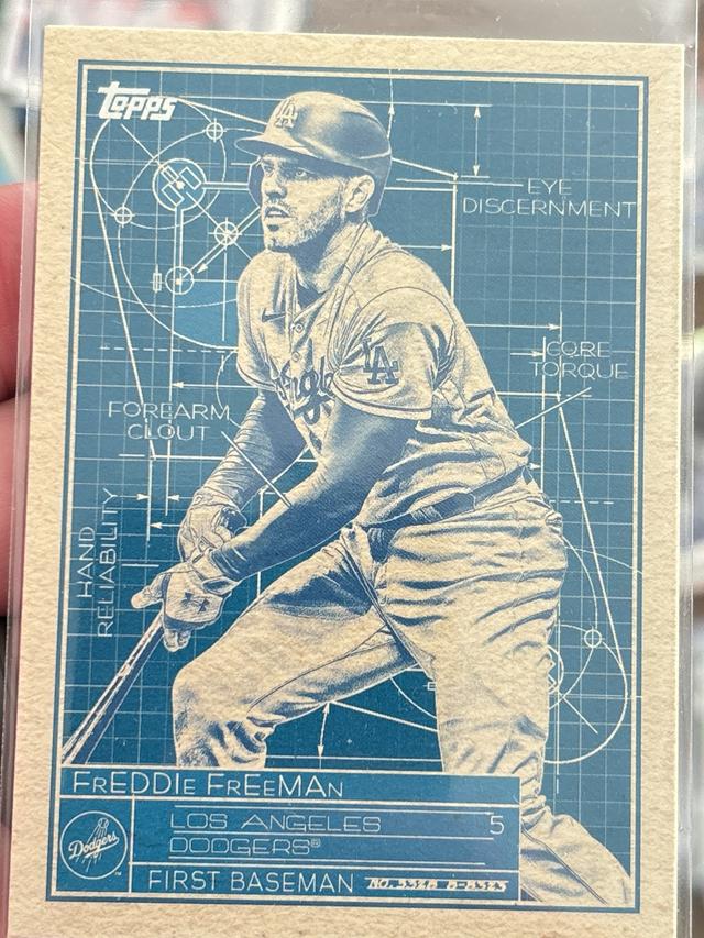 2024 Topps Series 1 Freddie Freeman SUPERSTAR BLUEPRINT #SB-12