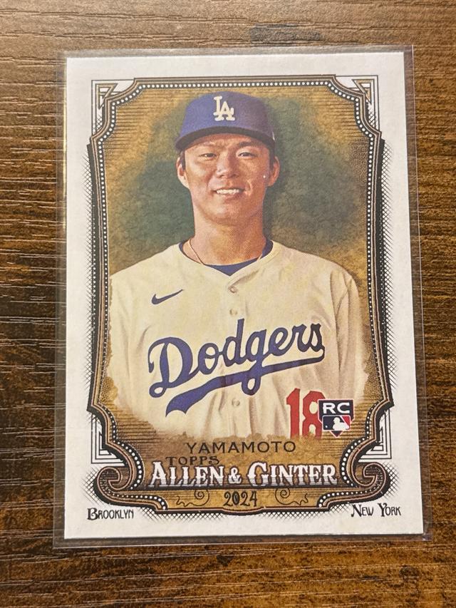 2024 Topps Allen & Ginter Yoshinobu Yamamoto #201