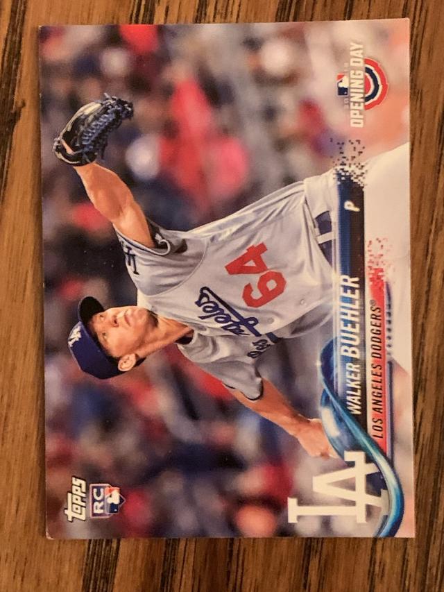 2018 Topps Opening Day Walker Buehler Base Set #132