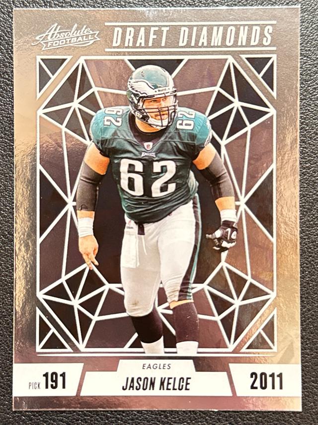 2024 Panini Absolute Football Jason Kelce Draft Diamonds #DD-JKE