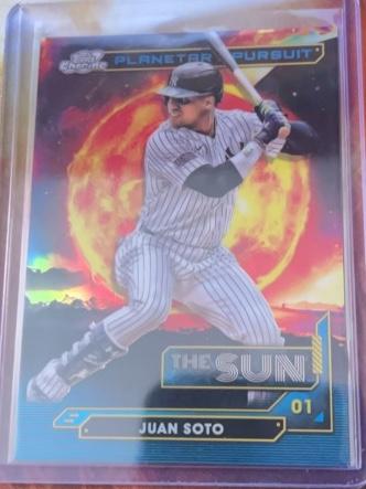 2024 Topps Cosmic Chrome Juan Soto Planetary Pursuit Sun #PPS-10