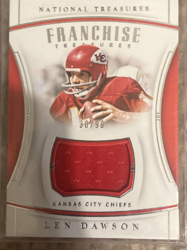 2019 Panini National Treasures Len Dawson Franchise Treasures Set /99 #FT-35