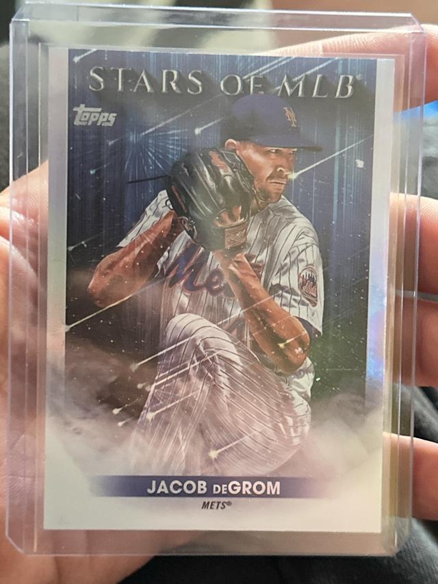 2022 Topps Series 1 Jacob deGrom STARS OF MLB #SMLB-13