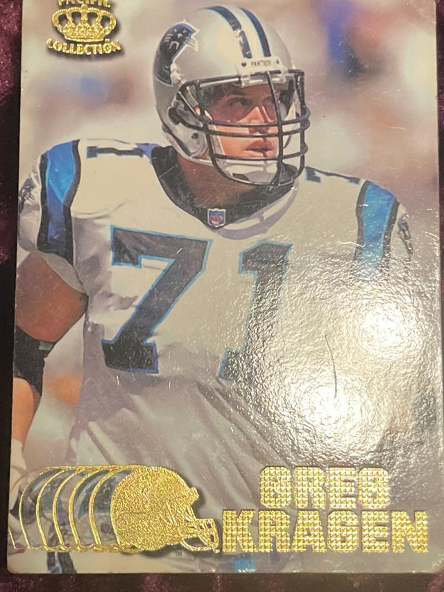 1997 Pacific Crown Collection Football Greg Kragen ﻿Base #65