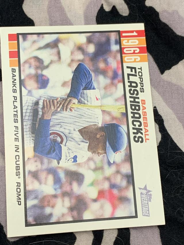 2015 Topps Heritage Ernie Banks Baseball Flashbacks Set #BF-1