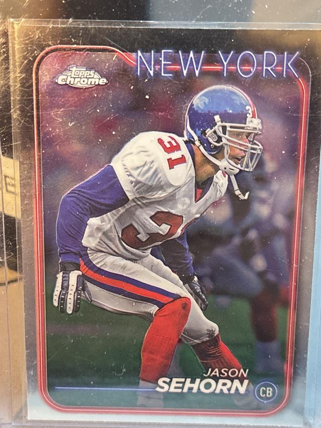 2024 Topps Chrome Football Jason Sehorn ﻿Base Set #141