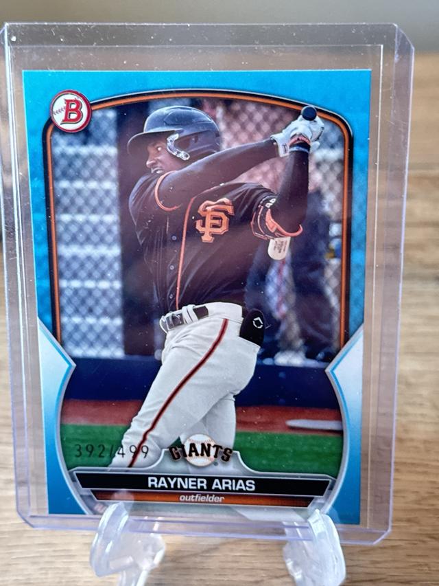 2023 Bowman Draft Rayner Arias ﻿Base Sky Blue Parallel /499 #BD-13