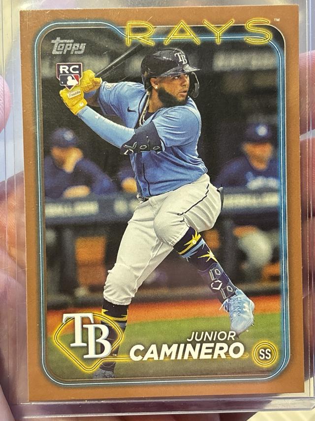 2024 Topps Series 2 Junior Caminero BASE SET Gold /2024 #628