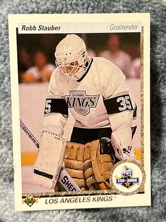 1990-91 Upper Deck Hockey Robb Stauber Base Set #165