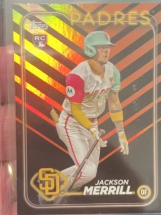 2024 Topps Update Series Jackson Merrill ﻿Base Set Holiday #US210