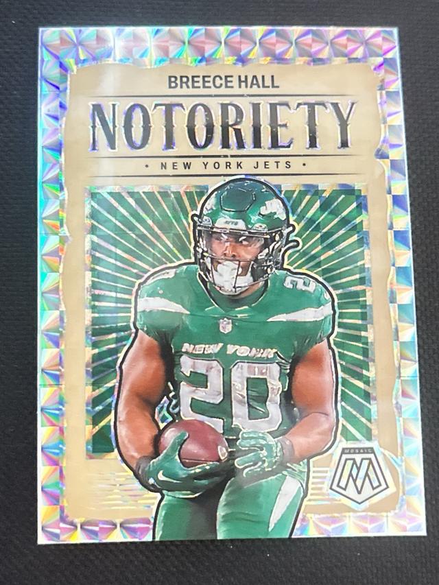 2024 Panini Mosaic Football Breece Hall Notoriety #15