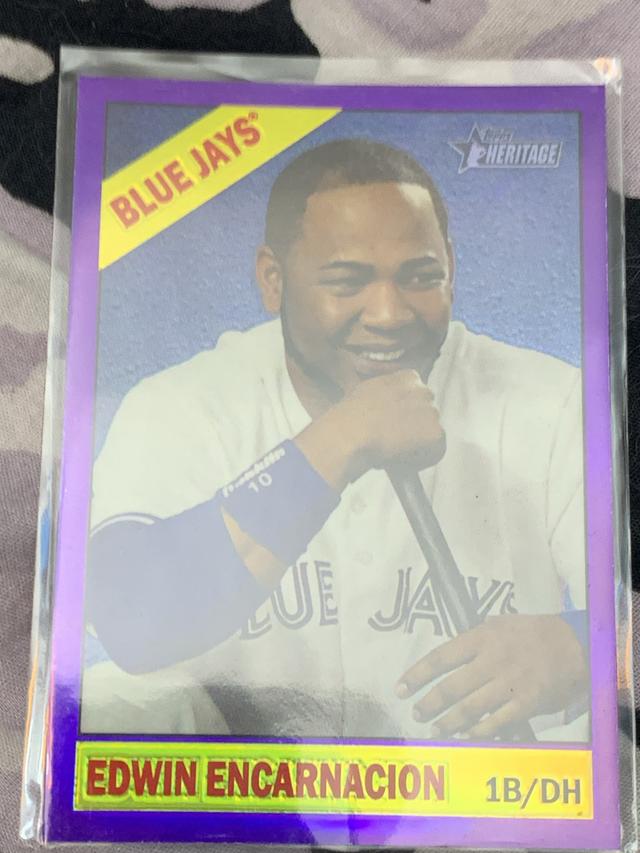 2015 Topps Heritage Edwin Encarnacion High-Numbered Short Prints Set #487