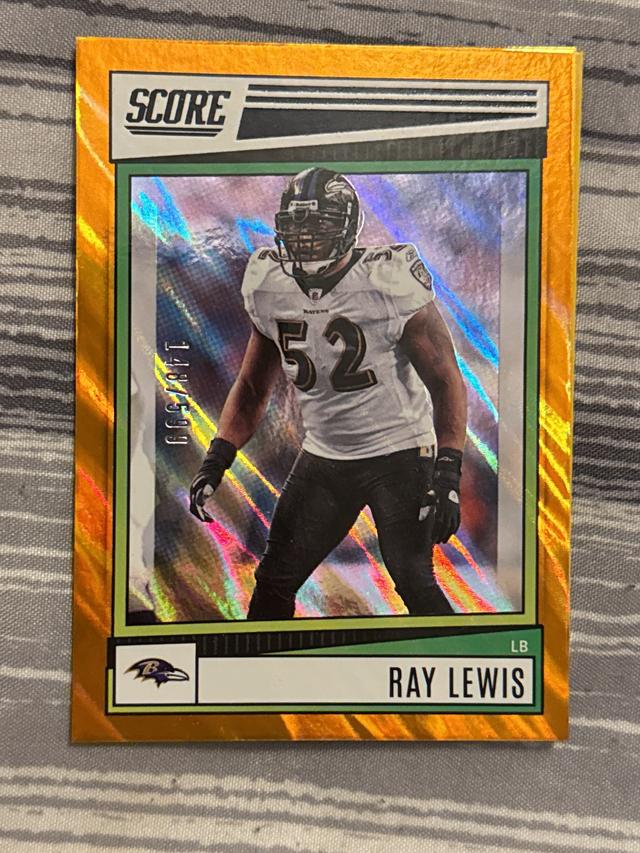 2022 Panini Score Ray Lewis Base Set Lava /599 #190