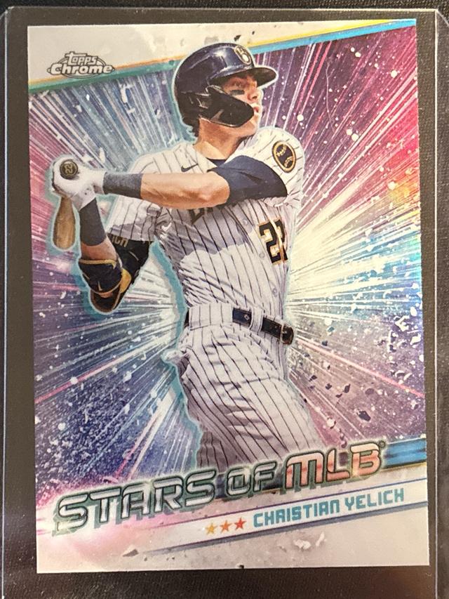 2024 Topps Series 2 Christian Yelich CHROME STARS OF MLB #CSMLB-41