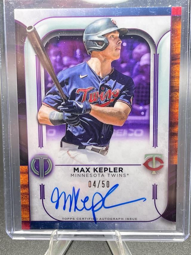 2022 Topps Tribute Max Kepler Tribute Autographs Set Purple /50 #TA-MK