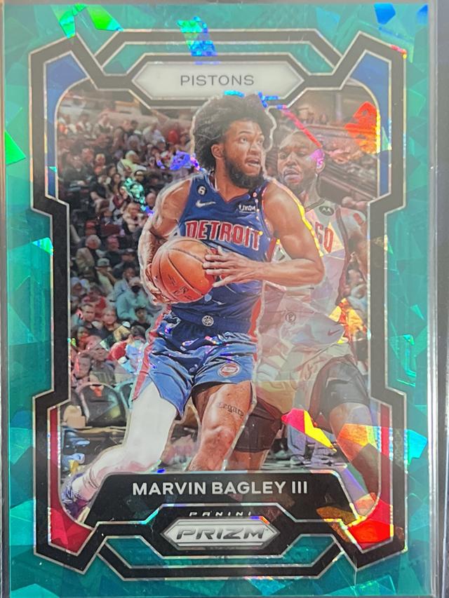 2023-24 Panini Prizm Marvin Bagley III ﻿Base Set Teal Ice Prizms /225 #234