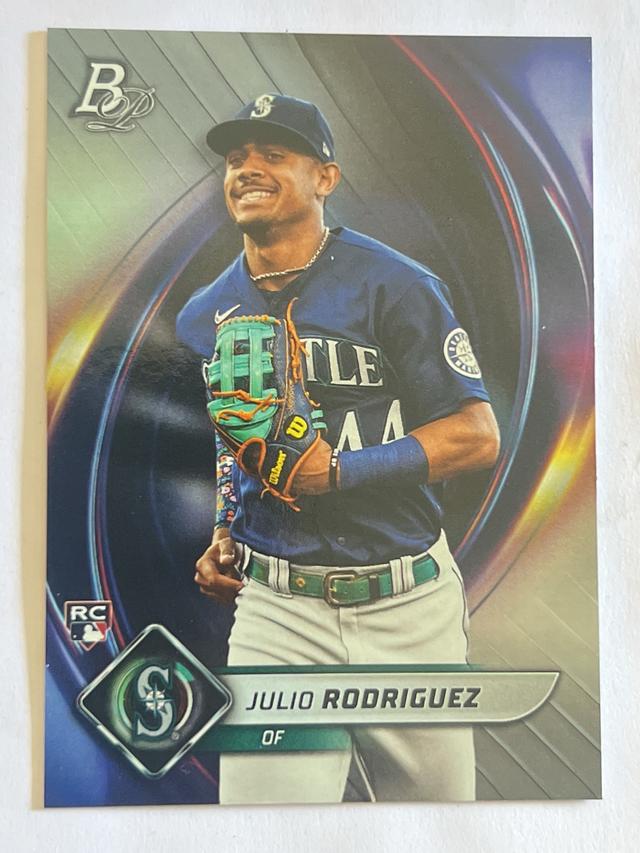 2022 Topps Bowman Platinum Julio Rodriguez BASE CARDS #41