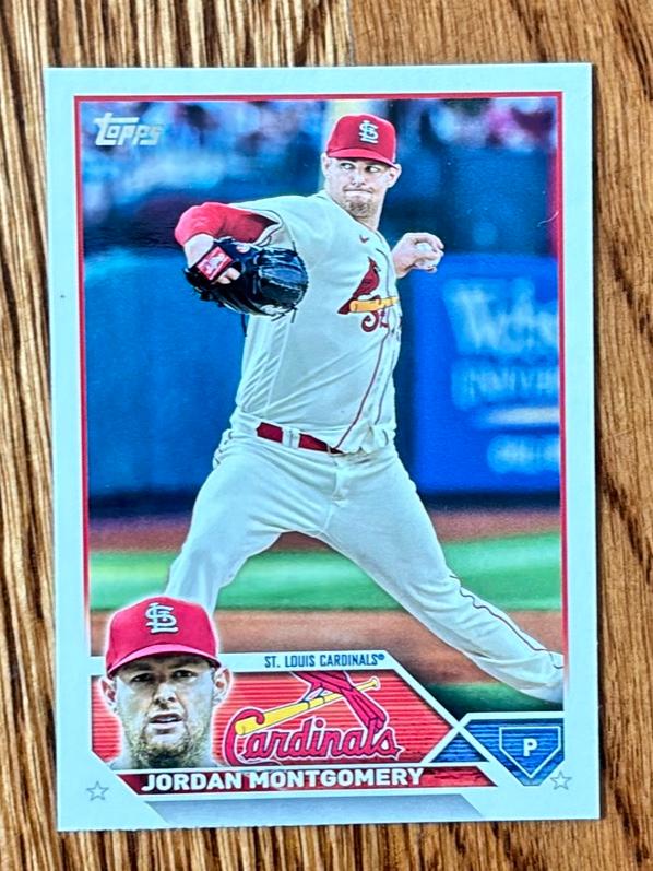 2023 Topps Series 1 Jordan Montgomery BASE COMPLETE SET Base #32