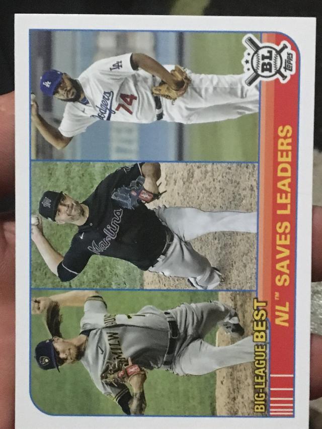 2021 Topps Big League Kenley Jansen / Josh Hader / Brandon Kintzler #265