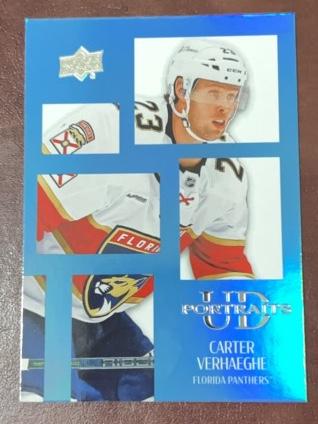 2024-25 Upper Deck Series 1 Carter Verhaeghe UD Portraits #P-25